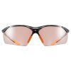 Uvex Sportstyle 223, okuliare - Black / Ltm.Orange