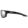 Uvex Sportstyle 706, okuliare - Black / Ltm.Silver