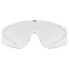 Uvex Pace Perform S V, okuliare - White Matt/Ltm. Silv