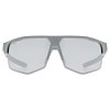 Uvex Axos Set, okuliare - Grey Matt/Mir.Silver