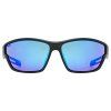 Uvex Sportstyle 806, okuliare - Black Matt/Mir.Blue