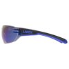 Uvex Equate, okuliare - Black-Blue Matt/ Mir.Blue