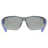 Uvex Equate, okuliare - Black-Blue Matt/ Mir.Blue
