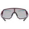 Uvex Sequenze Cv, okuliare - Burgundy Matt / Mir.Red