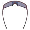 Uvex Sequenze Cv, okuliare - Burgundy Matt / Mir.Red