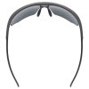 Uvex Aerios, okuliare - Black Matt / Smoke