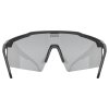Uvex Flowline, okuliare - Black Matt / Mir.Silver