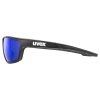 Uvex Sportstyle 706, okuliare - Black Mat / Mir.Blue