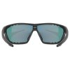 Uvex Sportstyle 706, okuliare - Black Mat / Mir.Blue