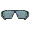 Uvex Sportstyle 706, okuliare - Black Mat / Mir.Blue
