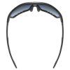 Uvex Sportstyle 706, okuliare - Black Mat / Mir.Blue
