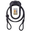 Hiplok Dx Plus All Black With 2M Cable, kotva