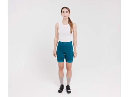 Cyklonohavice KELLYS MADDIE 3 krátke s vložkou petrol