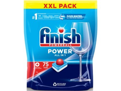 FINISH tablety do umývačky al-in1 75ks Power