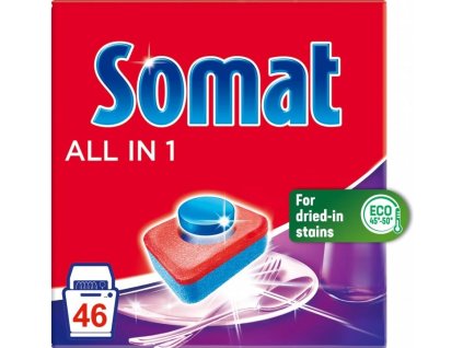 SOMAT tablety do umývačky 46ks All-in-1