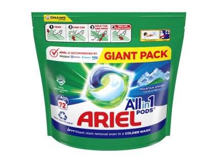 ARIEL gélove tablety 72ks Mountain Spring