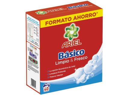 ARIEL prášok box 2,6kg/40PD Basico