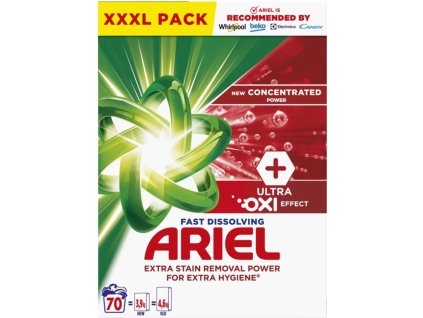 ARIEL prášok box 3,85kg/70PD Ultra Oxi Effect