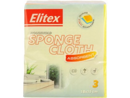 ELITEX Utierka hubková 3ks