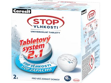 CERESIT Stop vlhkosti Pearl tablety 2x300g