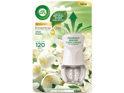 AIR WICK Electric osviežovač 19ml komplet Biele kvety frézie