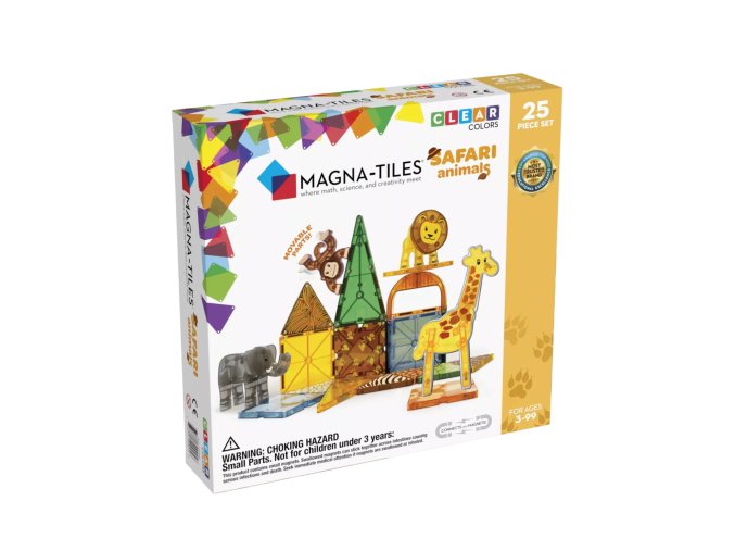 MAGNA-TILES Magnetická stavebnice Safari 25 ks