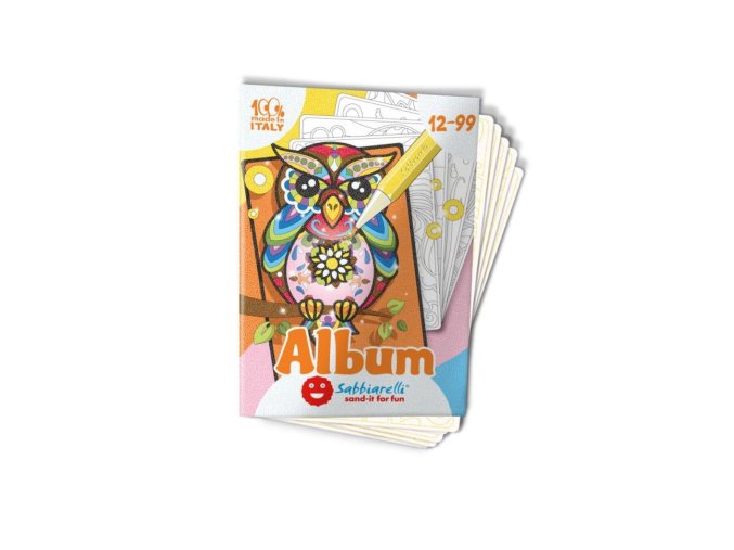 Sabbiarelli - Album na pískování - FANTASTICKÁ ZVÍŘATA 12+