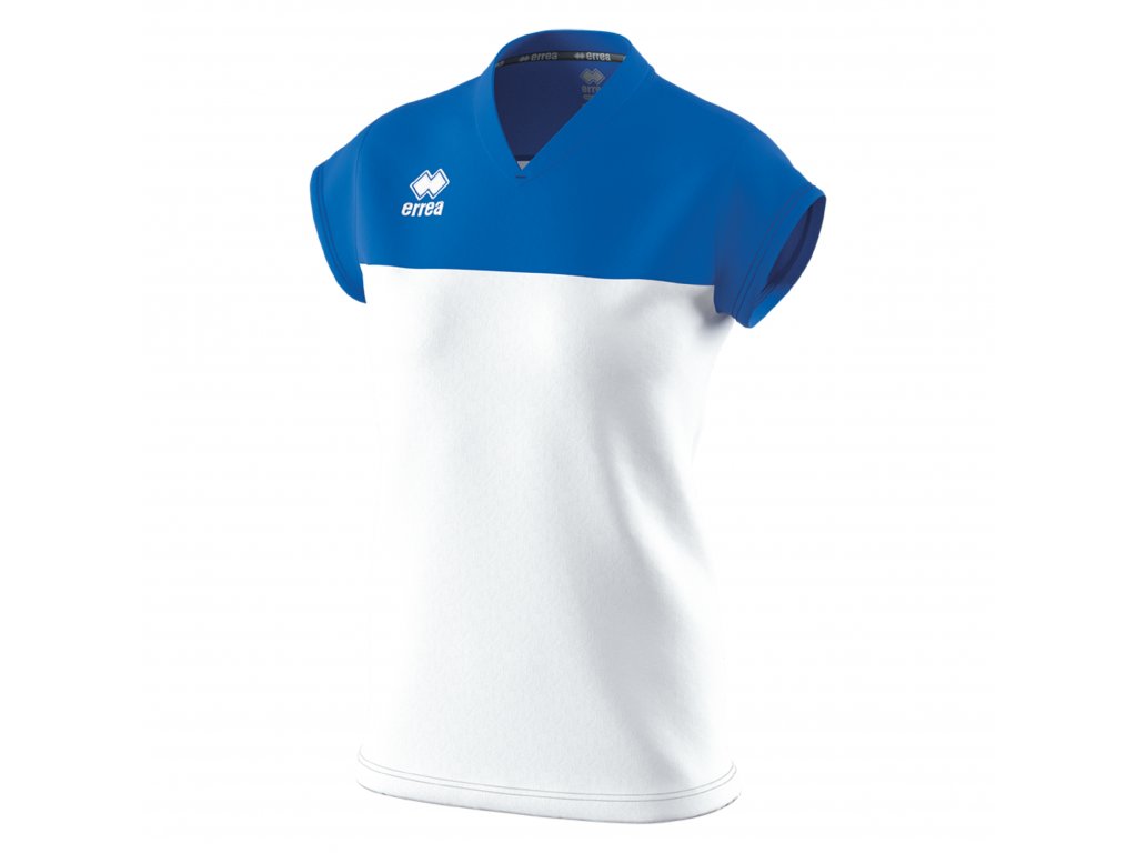 ERREA dámské dresové triko BESSY BARVA: bílá - modrá, Velikost: XL