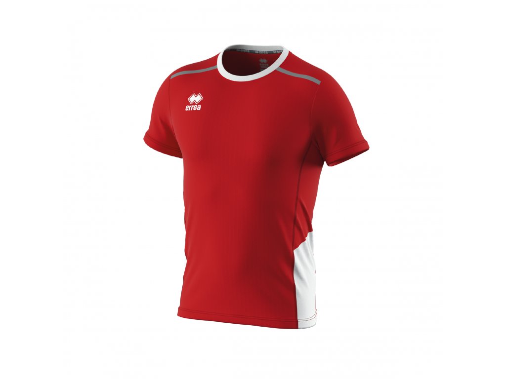 ERREA pánské běžecké triko KONNOR BARVA: červená - bílá, Velikost: XL