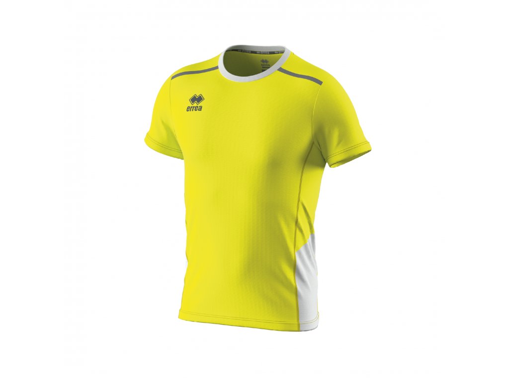 ERREA pánské běžecké triko KONNOR BARVA: žlutá - bílá, Velikost: M
