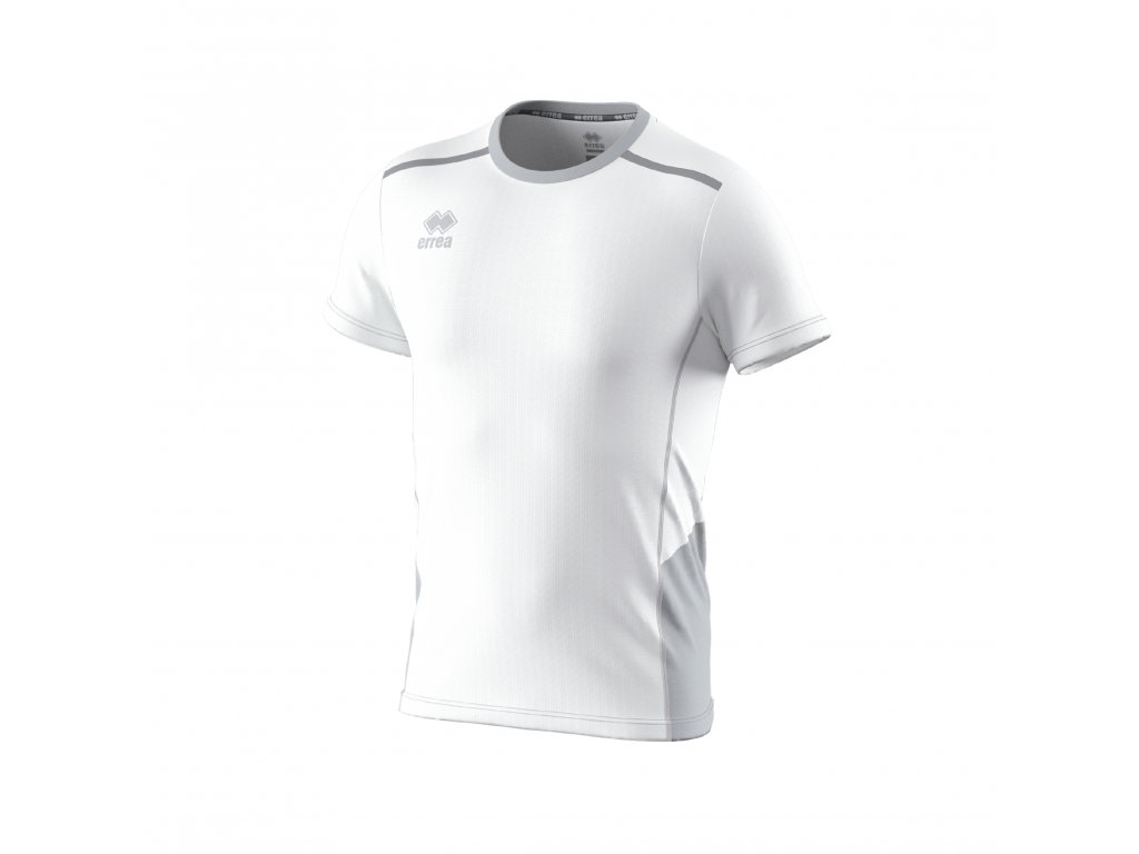 ERREA pánské běžecké triko KONNOR BARVA: bílá - šedá, Velikost: L