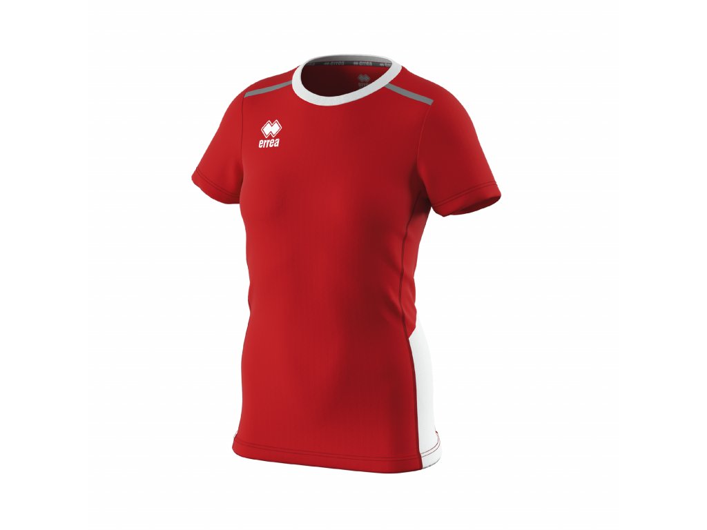 ERREA dámské běžecké triko KONNOR BARVA: červená - bílá, Velikost: XS