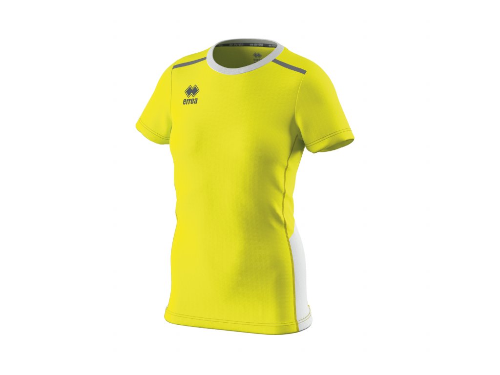 ERREA dámské běžecké triko KONNOR BARVA: žlutá - bílá, Velikost: XS