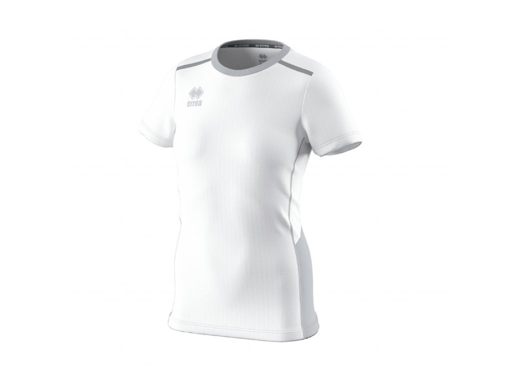 ERREA dámské běžecké triko KONNOR BARVA: bílá - šedá, Velikost: XL