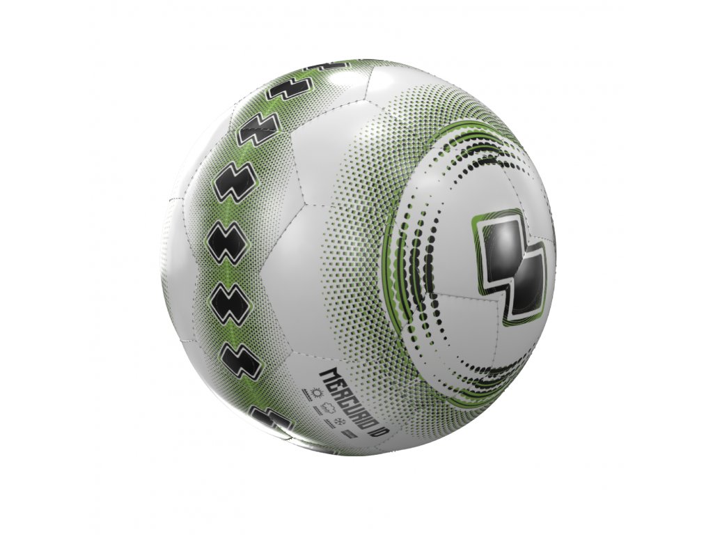 ERREA tréninkový míč MERCURIO ID BARVA: bílá - černá - neon zelená, Velikost: 3