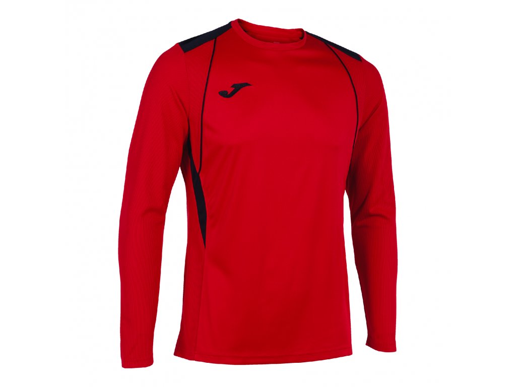 JOMA triko s dlouhým rukávem CHAMPIONSHIP VII BARVA: 601 červená - černá, Velikost: XL