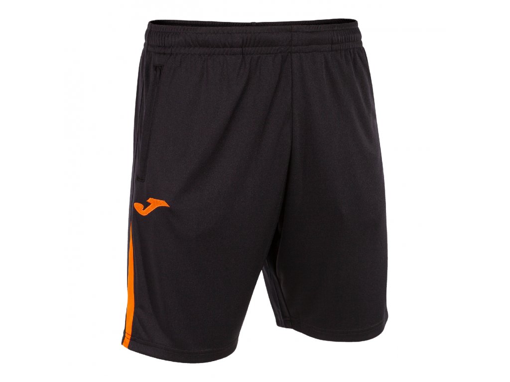 JOMA tréninkové šortky CHAMPIONSHIP VII BARVA: 108 černá - oranžová, Velikost: XL