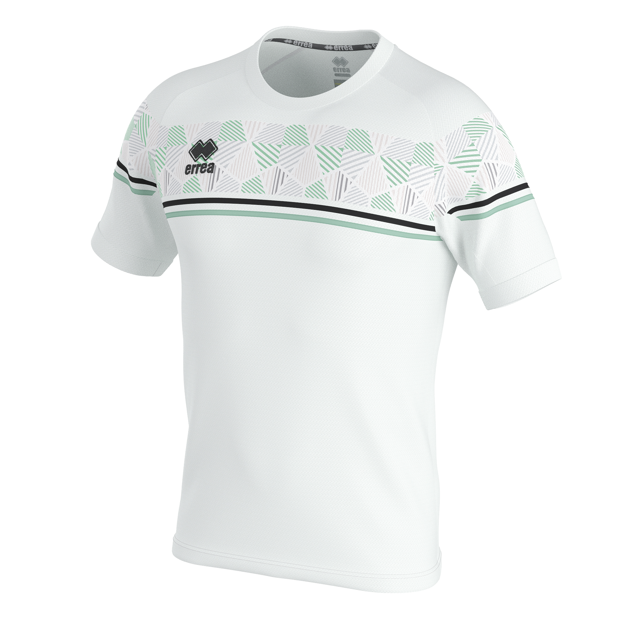 ERREA´ dresové triko DIAMANTIS BARVA: bílá - zelená - šedá, Velikost: XL