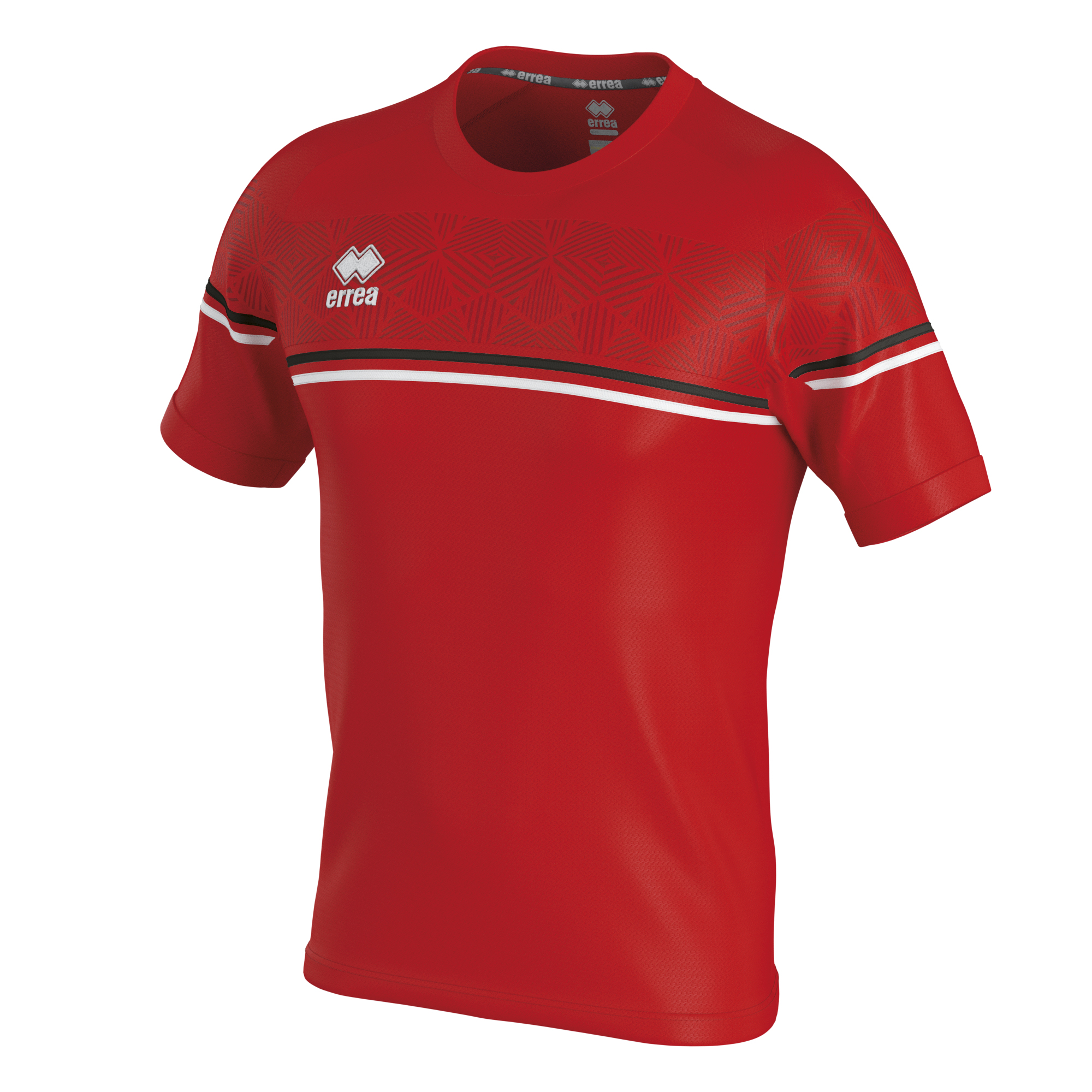 ERREA´ dresové triko DIAMANTIS BARVA: červená - černá - bílá, Velikost: XS