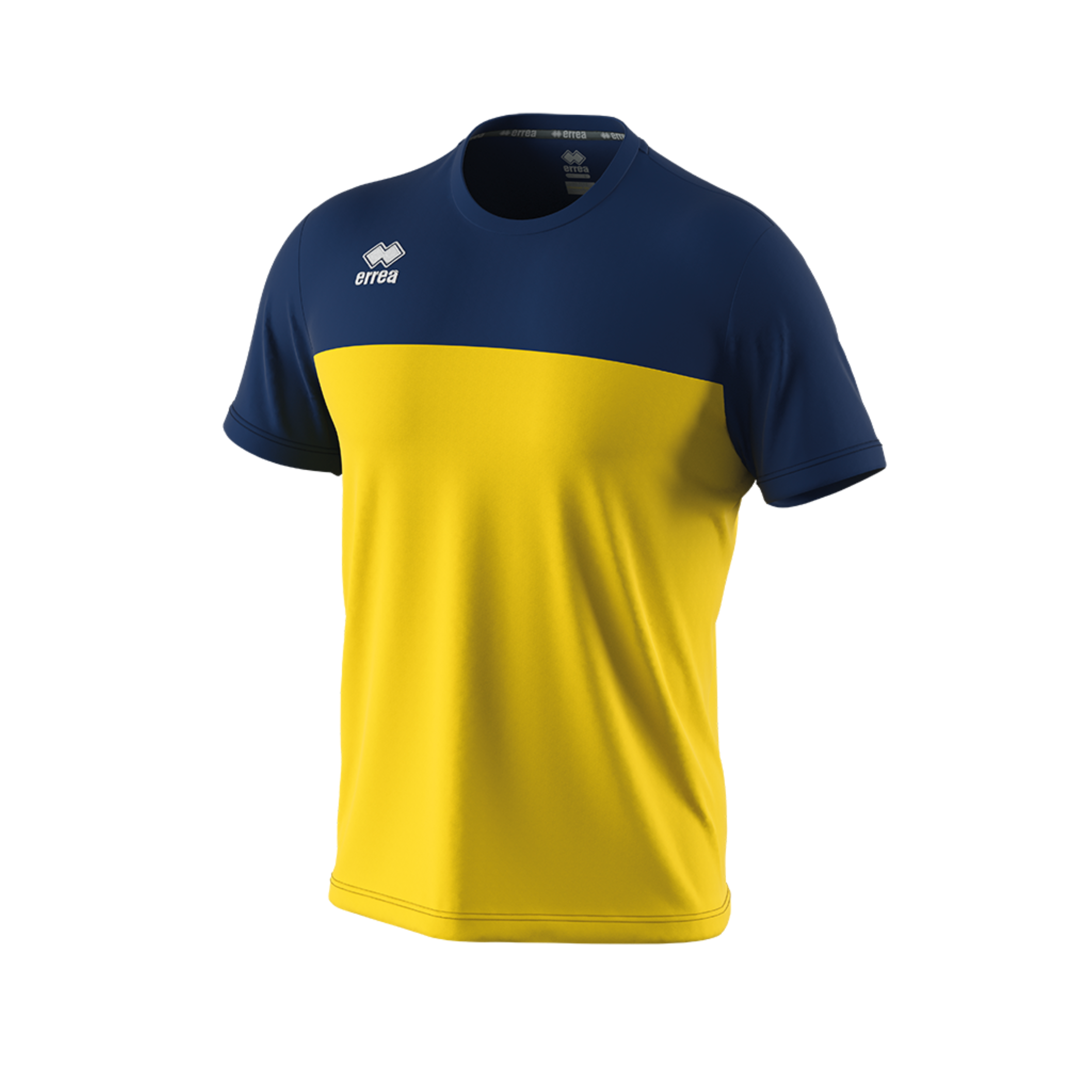 ERREA dresové triko BRANDON BARVA: žlutá - tmavě modrá, Velikost: L