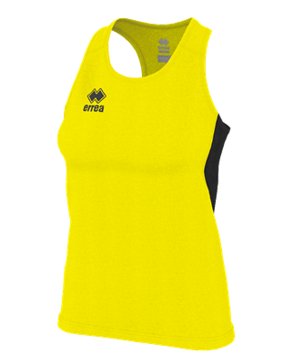 ERREA dámské atletické tílko SMITH BARVA: žlutá - černá, Velikost: M
