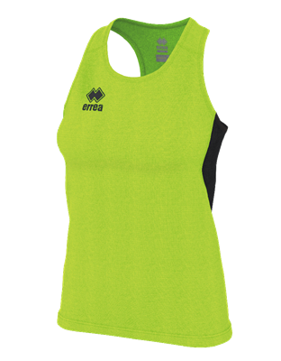 ERREA dámské atletické tílko SMITH BARVA: neon zelená - černá, Velikost: XL