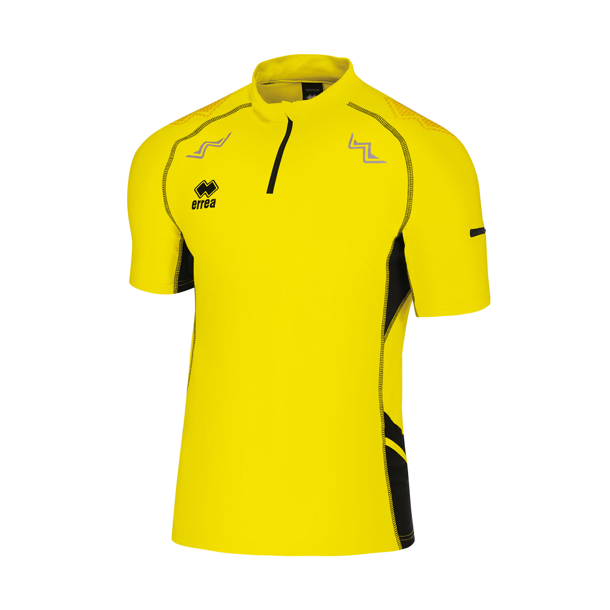 ERREA pánské běžecké triko ELDORADO BARVA: žlutá - černá, Velikost: S