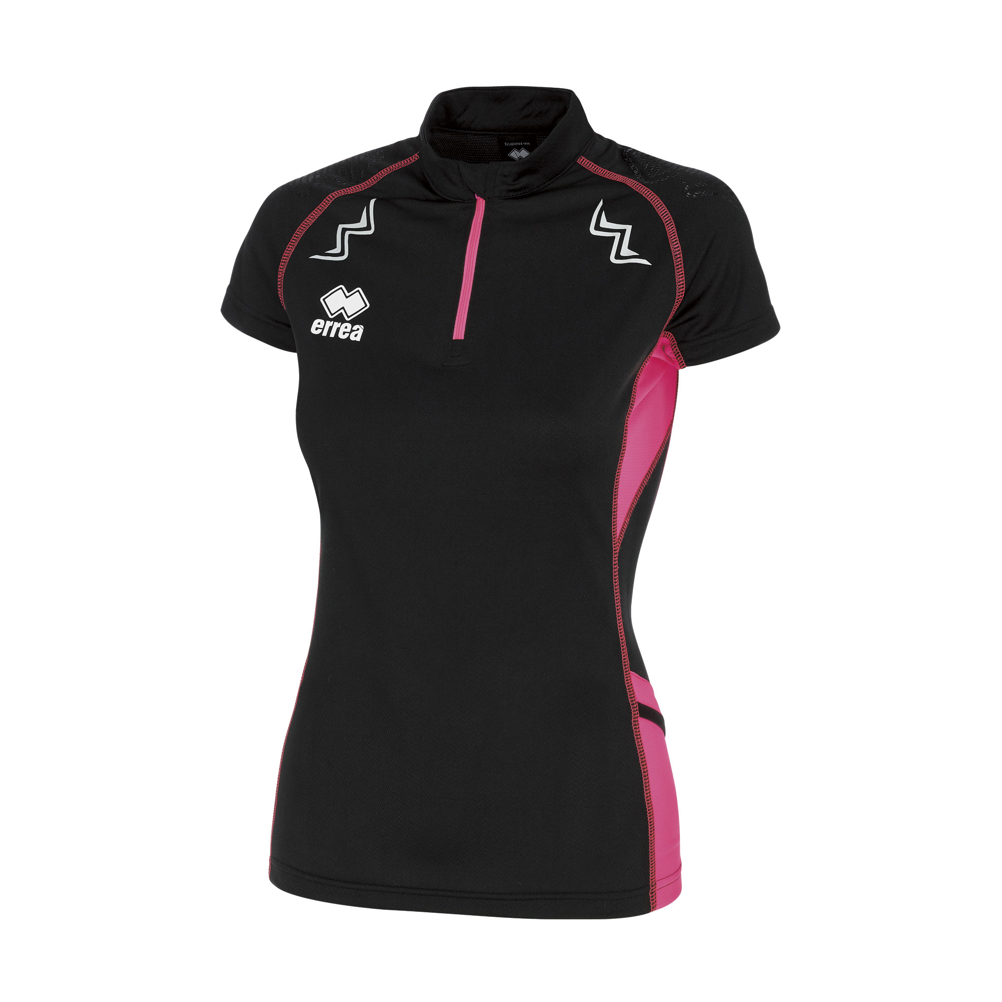 ERREA dámské běžecké triko KIMERA BARVA: černá - růžová, Velikost: S