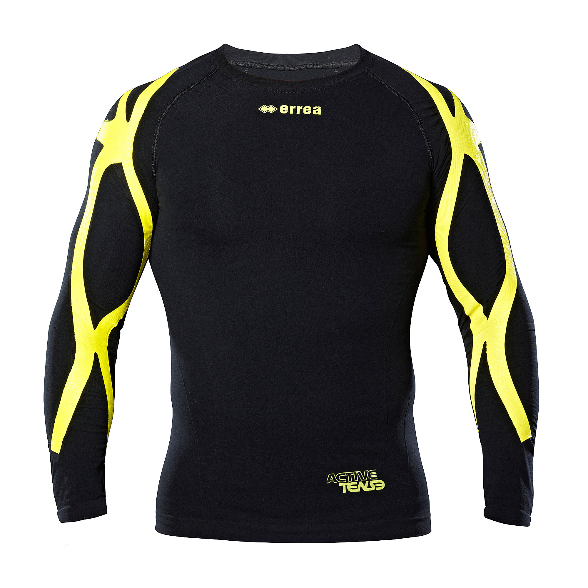ERREA spodní triko MIZAR BARVA: černá - neon žlutá, Velikost: L