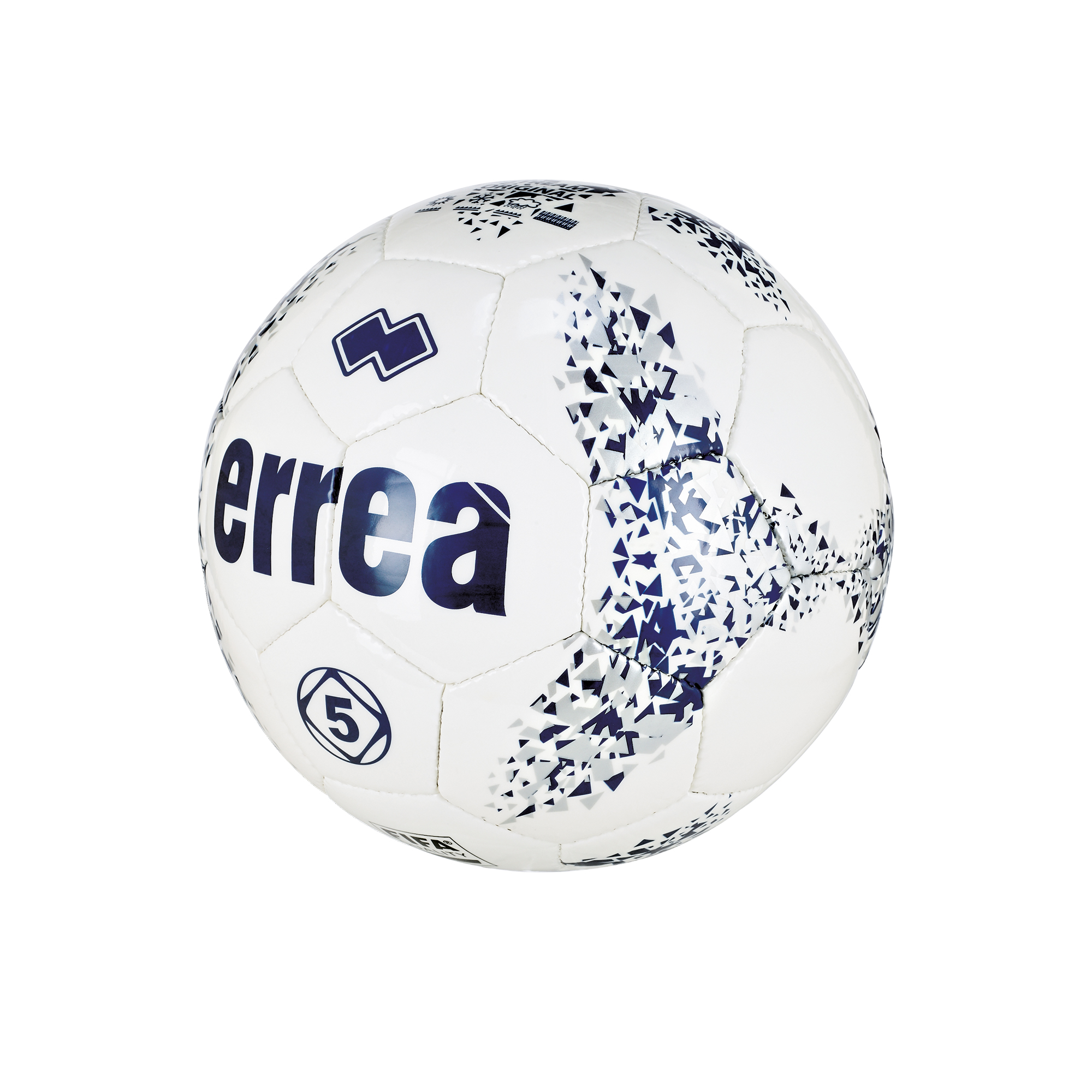ERREA zápasový míč STREAM ORIGINAL ELITE BARVA: bílá - tmavě modrá - stříbrná, Velikost: 4