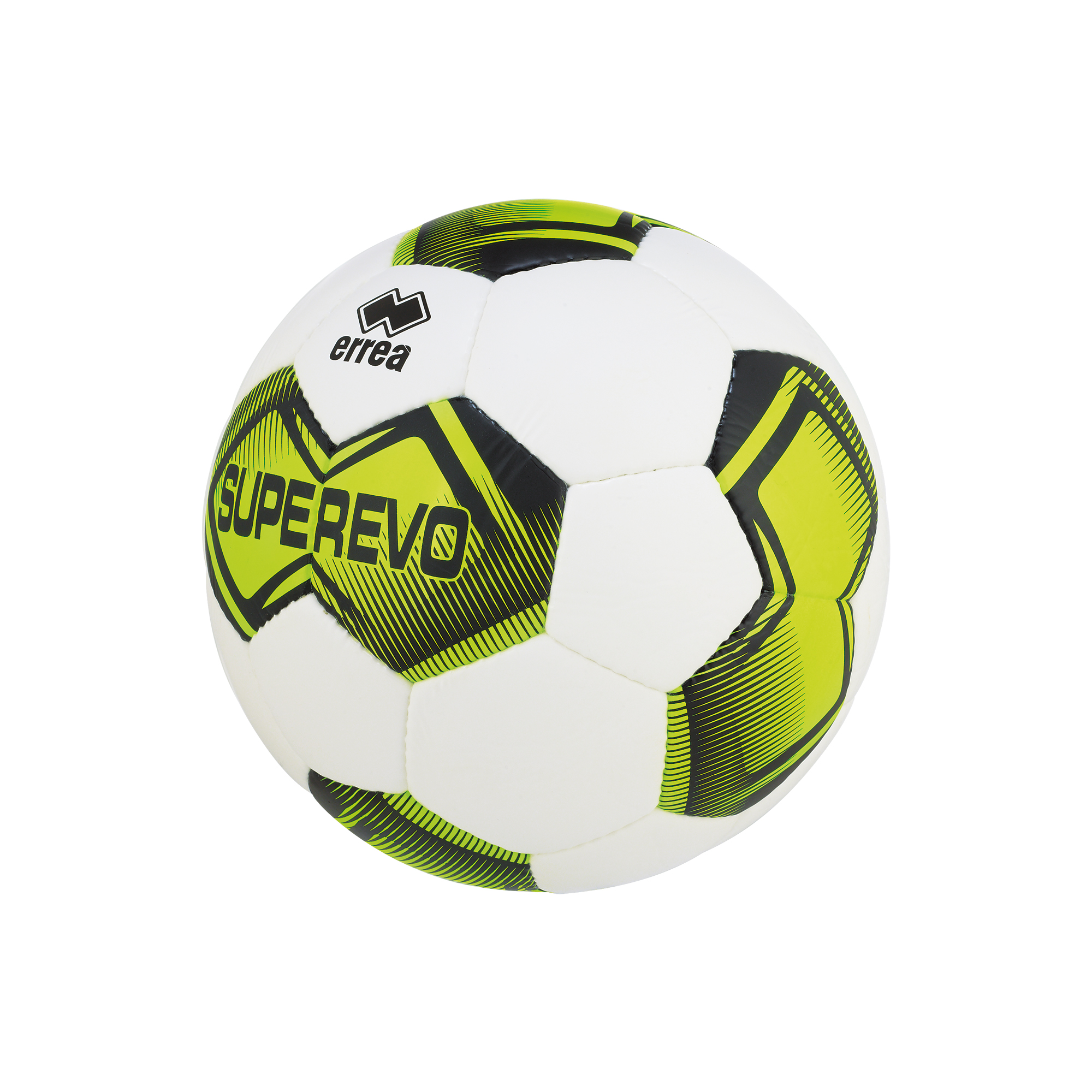 ERREA tréninkový-zápasový míč SUPER EVO BARVA: bílá - černá - neon žlutá, Velikost: 4