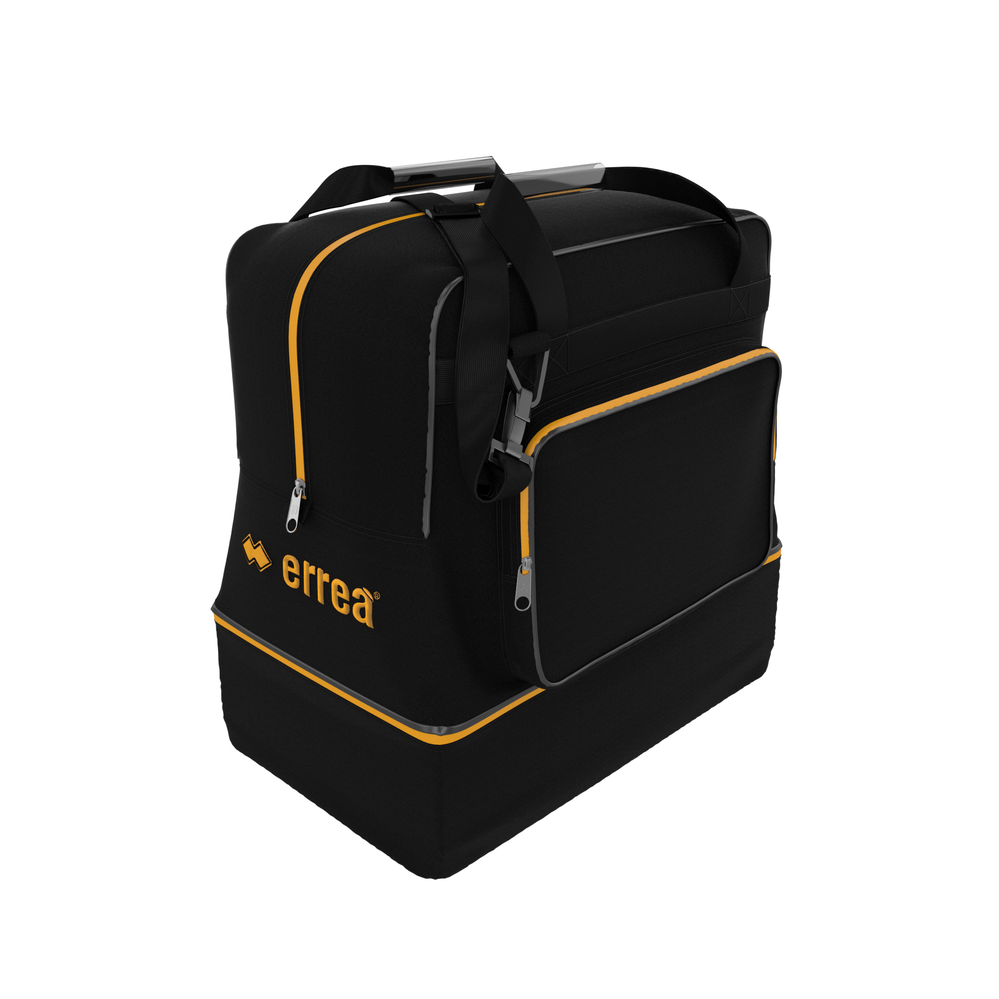 ERREA sportovní taška s dvojitým dnem BASIC MEDIUM BARVA: černá - neon oranžová