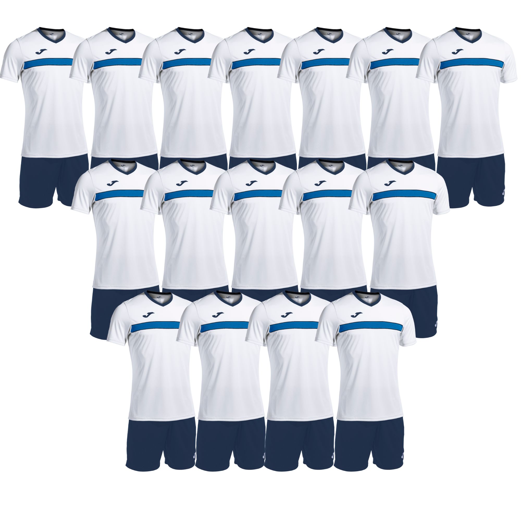 JOMA dresový set VICTORY BARVA: bílá - námořnická modř, Velikost: XL
