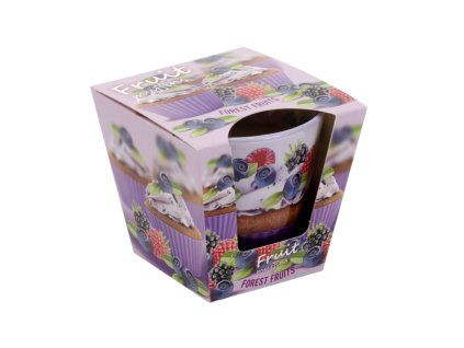 FRUIT MUFFINS 115g sviečka v skle Bartek